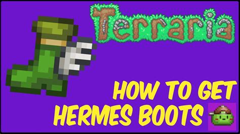 terraria how to get hermes boots fast|terraria hermes boots crafting.